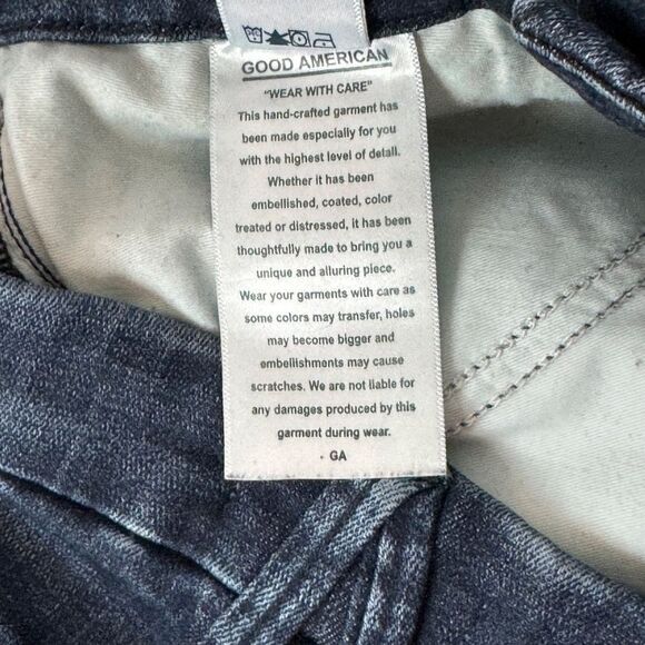 Good American Good Legs High Rise Skinny Jeans Sz 27 - Picture 9 of 11